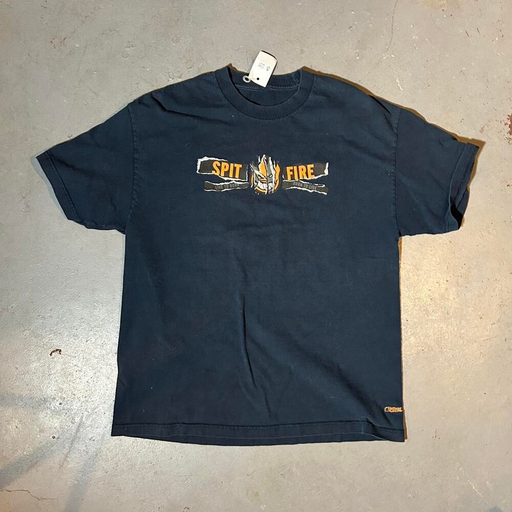 Y2k spitfire wheels tee shirt